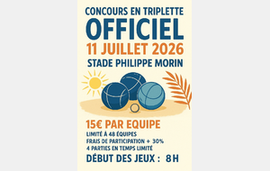 CONCOURS EN TRIPLETTE PROVENCAL
