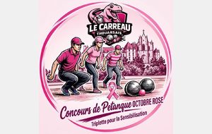 CONCOURS EN TRIPLETTE MIXTE - OCTOBRE ROSE